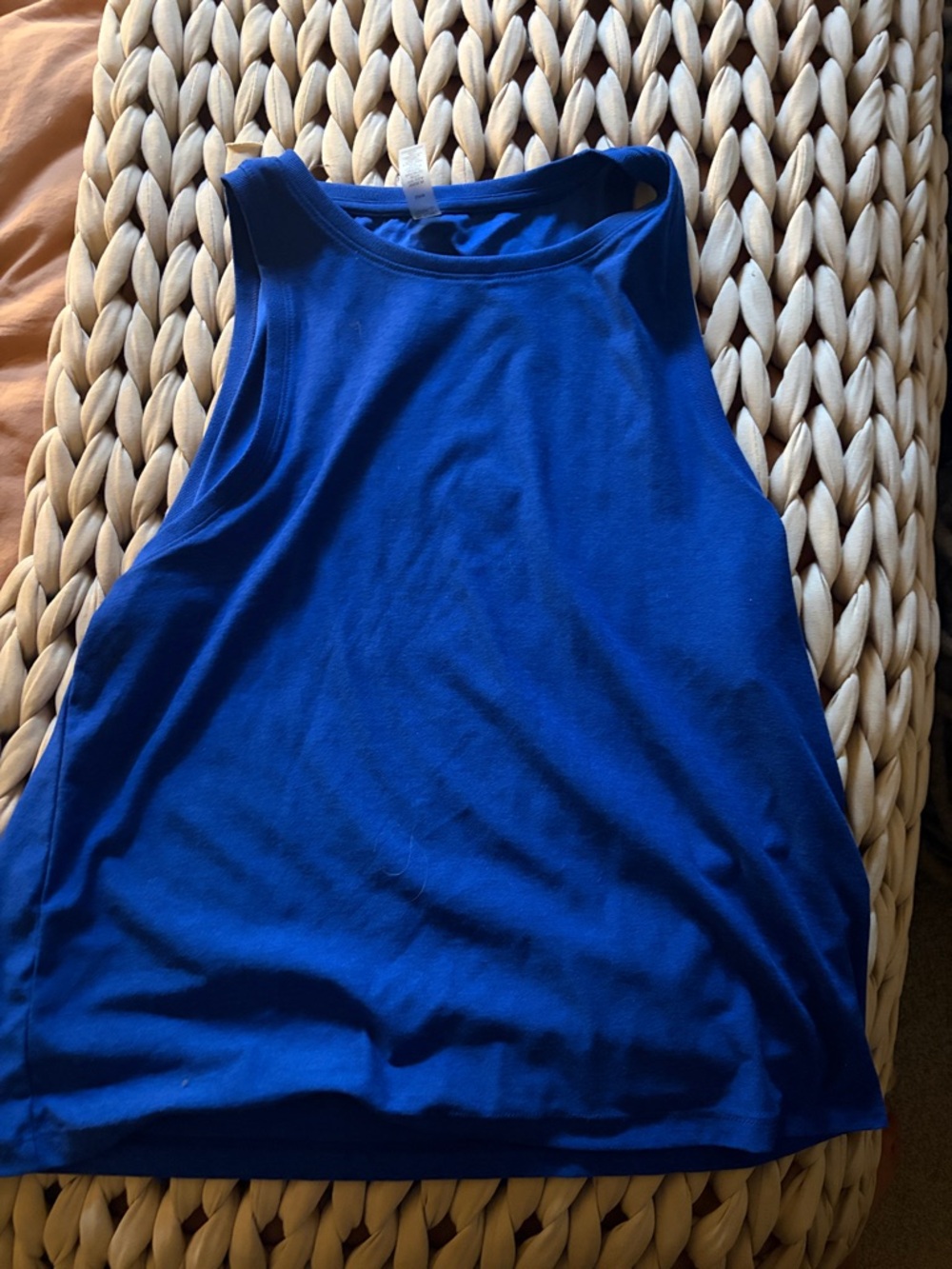Beyond Yoga Cobalt Blue featherweight rebalance tank